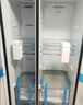 海尔（Haier）国家补贴20%家电大容量囤货海尔冰箱双开门冰箱532/539升电冰箱一级变频大超薄家用冰箱风冷无霜 BCD-539WGHSSEDH9 铂岩灰 对开门 实拍图