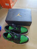 耐克（NIKE）Air Jordan 1 Low AJ1黑绿男子低帮运动鞋 553558-065 42 晒单实拍图