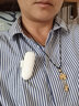 LENSGO 朗诗歌318C无线领夹麦克风话筒迷你降噪直播主播苹果小蜜蜂苹果手机单反相机收音电脑录音设备 318C白色 实拍图