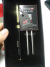 文正 笔类 签字笔刻字商务男士金属笔水笔黑色定制logo签单笔签名笔 598枪灰色镀金+2支笔芯(中国红礼盒) 实拍图