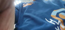 真维斯（Jeanswest） 卫衣男春秋季重磅青少年无帽宽松港风复古大码男女生圆领外套潮 雾霾蓝#ZS橘色虎 XL 【2025新色，拒绝撞衫】 实拍图