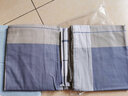 南极人（Nanjiren）纯棉被套单人150x200x230cm被罩单件100%全棉磨毛床上被单四件套 蓝格子【A类全棉磨毛】 单被套 180cm*220cm 实拍图