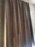 赫伊莎 成品窗帘客厅卧室新款轻奢防晒遮阳帘现代简约保暖飘窗帘 生态麻-灰色【不含杆轨】 挂钩款-2.5米宽*2.6米高/1片 实拍图