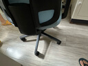 得力（deli）91107设计时尚办公椅 人体工学居家风格电脑椅 青色 实拍图