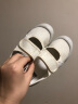 月星童鞋 幼儿园室内小白鞋 日本原装进口2021年全新设计款儿童帆布鞋男透气防滑鞋舒适女童百搭居家鞋 白色(魔术贴) 内长18.5cm 适合脚长18cm 晒单实拍图