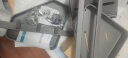 四季沐歌（MICOE）卫生间置物架枪灰色毛巾架太空铝折叠浴巾架免打孔太空铝挂件套装 实拍图