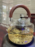 新羽手工蒸煮茶壶玻璃大容量耐高温养生壶烧水壶电陶炉煮茶器围炉煮茶套装 H15蒸煮一体壶 1100ml 实拍图