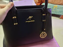 袋鼠魔方品牌包包女包女士手提包2025七夕时尚简约大容量妈妈包单肩斜挎包 蓝色 实拍图