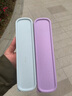 Buyer Star  餐具盒子 空 大号便携式学生塑料装的收纳盒筷子盒 21cm[蓝色] 实拍图