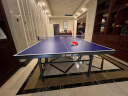 红双喜专业滚轮折叠乒乓球台标准比赛球桌TK2019含球拍网架乒球 晒单实拍图