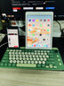 B.O.W ipad无线蓝牙三模大卡槽键盘鼠标套装高颜值静音可充电笔记本平板电脑男女生办公用键鼠舒适便携 青绿黛丨大卡槽三模充电键盘丨无线+双蓝牙 实拍图