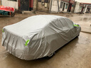牧安 专用于宝马3系车衣5系车罩7系x1x3x4x5x6 320li防晒防雨牛津布车套隔热遮阳夏季 银色加绒款 实拍图