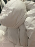 FILA斐乐官方女士长款羽绒服冬季休闲简约连帽加厚大衣女装外套 云菇白-WT 160/80A/S 晒单实拍图