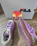 FILA 斐乐官方女鞋CARROT摩登板鞋萝卜鞋休闲运动鞋厚底鞋女 浅桑葚紫/香槟棕色-PA 36.5 实拍图