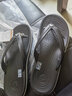 卡骆驰（crocs）拖鞋男女 贝雅卡骆班户外沙滩涉水浴室基础耐磨防滑夹脚人字拖男 贝雅人字拖/白色-深蓝 42-43 M9W11/27cm 实拍图