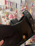 乐卡利辣单肩斜挎包包女新款复古辣妹腋下包小众质感新月包百搭 辣妹腋下包（黑色） 实拍图
