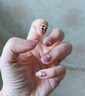 薇林日系美甲金属铆钉指甲油胶饰品网红蝴蝶结镂空混合钻饰品 米色蝴蝶结 10颗 实拍图