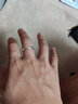 佰誉银家999足银男士戒指足银活口银指环单身尾戒食指男款潮素光圈光面个 实拍图