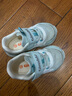 基诺浦（ginoble）学步鞋儿童凉鞋1-5岁机能鞋男女童宝宝凉鞋软底学步鞋夏季GW1305A 浅青/白色/蓝色 21 130mm 适合脚长130-135mm 实拍图