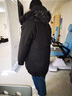 品汇菲大码女装棉服外套秋冬棉袄加肥微胖mm学生ins藏遮肚子保暖棉衣潮 黑色 3XL 大建仪170-190斤 实拍图