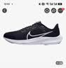 【95成新】耐克NIKE跑步鞋男飞马40气垫PEGASUS 40春夏运动鞋DV3853-001黑40.5   实拍图