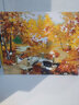史历克 数字油画diy秋韵填色画客厅餐厅卧室书房唯美风景手工上色画 FZ-9016 40*50cm 彩布(要自己涂色) 实拍图