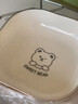 千可卡通小熊吐骨碟家用餐桌垃圾盘碟可爱塑料小盘子干果骨头碟子 PP食品级HOUSE 可爱小熊 加厚【10个装+底座】可微波洗碗 实拍图