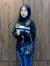 NINE WEST包包女包女款2025最新款小香风单肩斜挎包生日情人节礼物送老婆 黑色【精美礼盒】可刻字贺卡 实拍图