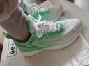 乔丹QIAODAN飞影team运动鞋男跑步鞋巭pro冬季密网防风减震回弹训练鞋 乔丹白极光绿 40 实拍图