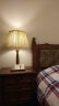 帝拿（DINAH） 卧室床头灯美式复古客厅装饰台灯轻奢大气浪漫新婚礼品灯饰 A款-高64CM-（按钮三色变光） 实拍图