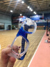 DRATRA专业运动篮球眼镜 近视足球镜护目镜球赛专用 透明框蓝色护垫 框+PC镜片（近0-600度近散0-200内） 实拍图