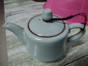连山阁 汝窑过滤茶壶单壶内置网隔内胆红茶泡茶器大号功夫茶具开片可养陶瓷大容量泡茶壶礼品 天青色汝窑过滤茶壶410ml 实拍图