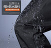 全燕防水雨裤男骑行单件半身双层防暴雨加厚耐磨透气成人女摩托车外卖 升级黑色-裤脚可收缩 L 实拍图
