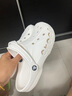 CROCS卡骆驰洞洞鞋男鞋女鞋夏季新款经典克骆格户外男士沙滩鞋凉鞋拖鞋 10126-100贝雅/白色（尺码偏大） 39 -40(250mm) 实拍图