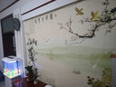 六纹鱼 新中式花鸟富贵吉祥图壁纸客厅电视背景墙壁布无缝墙布装饰壁画 (浮雕)硅藻泥纹艺术超浮雕/平方 实拍图