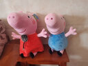 MECHILE小猪佩奇毛绒玩具公仔玩偶猪粉红猪小妹乔治布娃娃女孩生日礼物 佩奇（含脚高约46厘米） 实拍图