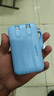 Disney迪士尼轻薄充电宝自带线20000毫安快充可上飞机超薄小巧便携女生可爱苹果15/16手机3c认证移动电源 天蓝色 2万毫安 比较厚重-相比图片1万毫安增加1倍 实拍图