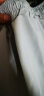 南佩 裤子夏季男薄款韩版潮流冰丝裤子男休闲裤宽松直筒九分裤 K62-浅灰色（薄款） XL（110-140斤） 实拍图