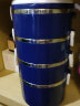 金钥匙（GOLDEN KEY）304不锈钢四层防溢保温饭盒多层组合便当盒3.1L尊贵蓝GK-3100BD-L 实拍图