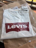 Levi's【特价来袭】Levi's李维斯情侣休闲宽松圆领LOGO短袖T恤 男款白色 S 实拍图