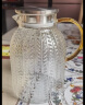 博为 创意麦穗纹玻璃壶大容量带把凉水壶家用耐热防爆喝水杯具套装 单壶【1300ml】 实拍图
