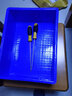 映季周转箱养鱼养龟箱子物料元件盒物流箱五金零件整理储物盒塑料收纳 蓝色4号405*305*150mm 实拍图