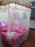 南极人（Nanjiren）伸缩蚊帐架1.5x2米蚊帐三开门宫廷不锈钢支架纹帐U型蚊帐加密纱 伸缩刺绣玉粉 1.8*2米床32号杆超加粗 实拍图