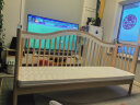 哈卡达（HAGADAY）婴儿床无缝拼接床实木婴儿儿童大床新生儿宝宝床 单床+5cm全椰床垫 200*60cm 晒单实拍图
