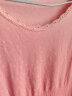 浪莎秋衣秋裤棉薄款舒适美体保暖内衣套装冬季女士修身无缝打底衫 粉色 均码（80-130斤） 晒单实拍图