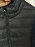 雪中飞经典新款情侣立领轻薄羽绒服休闲短款鸭绒保暖羽绒服男士 宝石黑|8086 XL 180/100A 实拍图