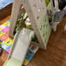 顽乐熊攀爬架滑梯秋千组合家用室内婴幼儿宝宝儿童游乐场玩具积木板 薄荷绿攀爬架秋千滑梯 实拍图