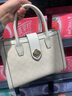 danxilu品牌包包女包斜挎手提包女士大容量婚包喜婆婆包生日礼物送妈妈 9619米白色（变色压花） 实拍图