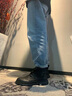 海澜之家（HLA）男鞋2025春季新款马丁靴高帮皮鞋英伦工装靴男士时尚短靴休闲百搭 0562黑色 37 实拍图