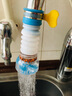 家柏饰水龙头旋转沥水器麦饭石过滤花洒家用厨房防溅水滤水净水器 1个装(实发2个) 套装 实拍图